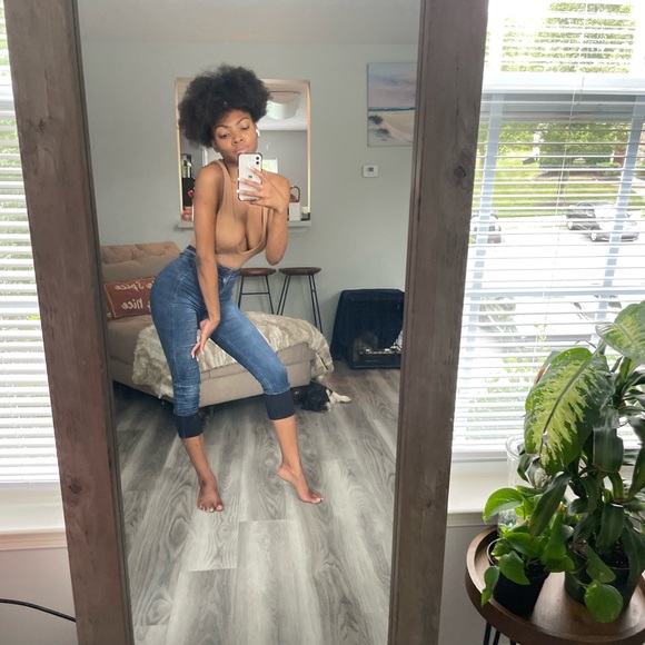 Cream Baby Brown Bodysuit Tanktop - Picture 9 of 13